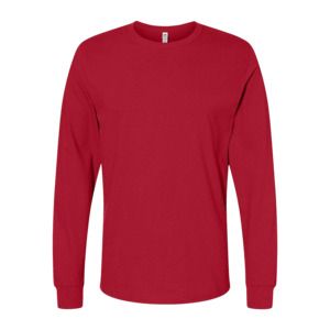 Fruit of the Loom SC201 - Valueweight Long Sleeve T (61-038-0) Red