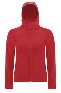 B&C Collection B630F - Hooded softshell /women Red
