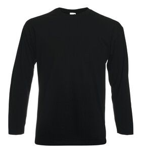 Fruit of the Loom SS032 - Valueweight long sleeve tee Black