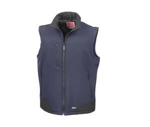 Result R123A - Softshell bodywarmer Navy/ Black