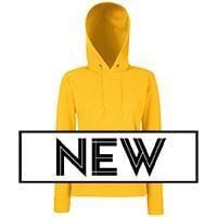 Fruit of the Loom SS038 - Classic 80/20 lady-fit hooded sweatshirt Sunflower