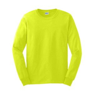Gildan GN186 - Men's Ultra-T Long Sleeve T-Shirt Fluo Yellow