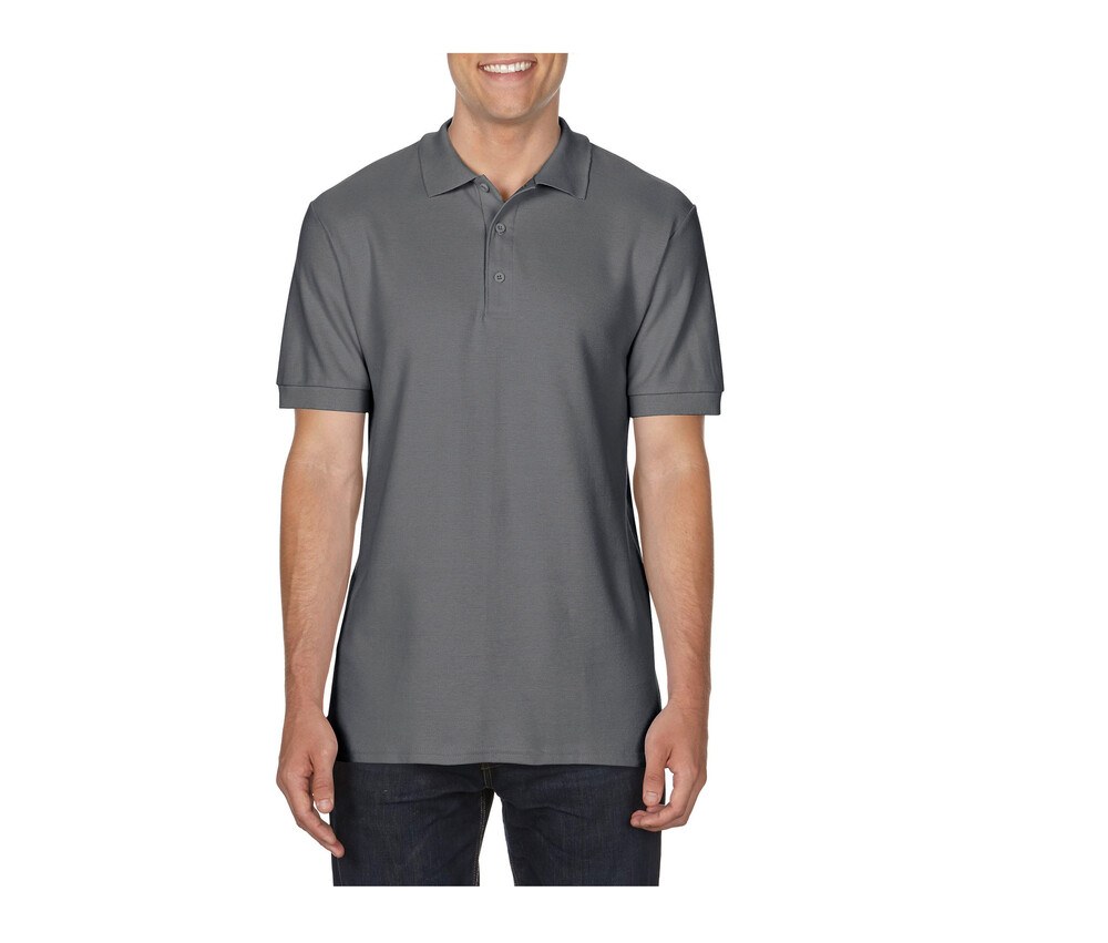 Gildan GN858 - Men's Premium Pique Cotton Polo Shirt