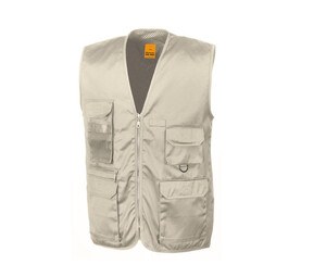 Result RS045 - Men's Reporter Vest 8 Pockets Camel