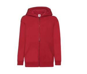 Fruit of the Loom SC379 - Hooded Sweat Jacket (62-045-0) Red