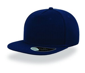 Atlantis AT090 - 5 panel flat visor cap Navy