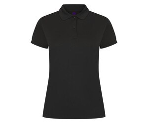Henbury HY476 - Breathable women's polo shirt Black