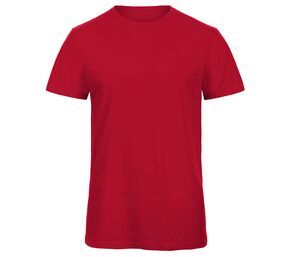 B&C BC046 - Men's Organic Cotton T-Shirt Chic Red