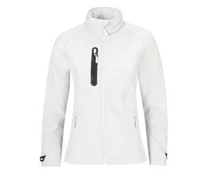 B&C BC664 - Softshell jacket women White