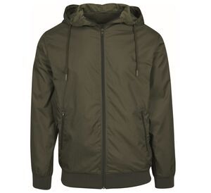 Build Your Brand BY016 - Windbreaker Olive / Olive
