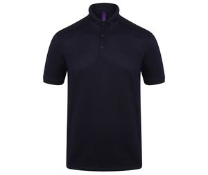Henbury HY460 - Men's Polo Shirt in stretch polyester Oxford Navy