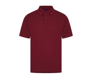 Henbury HY475 - Cool Plus Men's Polo Shirt Burgundy