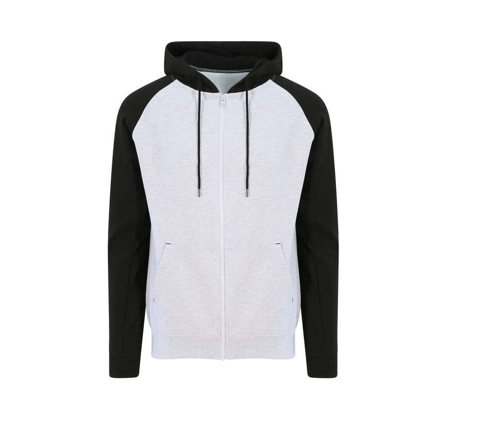 AWDIS JUST HOODS JH063 - Zipped Baseball Sweatshirt