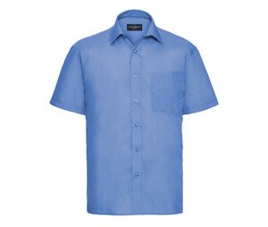 Russell Collection JZ935 - Men's Poplin Shirt Corporate Blue
