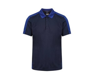 Regatta RGS174 - Coolweave contrast polo shirt Navy / New Royal