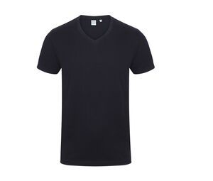 Skinnifit SF122 - Mens stretch cotton v-neck T-shirt