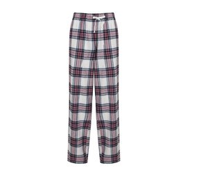 SF Women SK083 - Women's pajama pants White / Pink Check