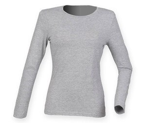 Skinnifit SK124 - Womens long-sleeved stretch T-shirt