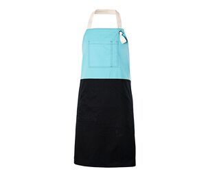 VELILLA V4210B - Two-tone apron Turquoise
