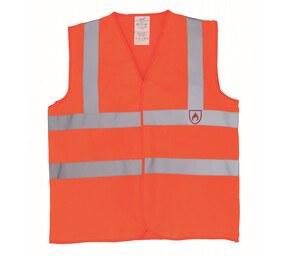 Yoko YK100R - Flame retardant safety jacket Hi Vis Orange