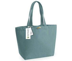 Westford mill WM850 - Large Volume Organic Cotton Shopping Bag Pure Grey
