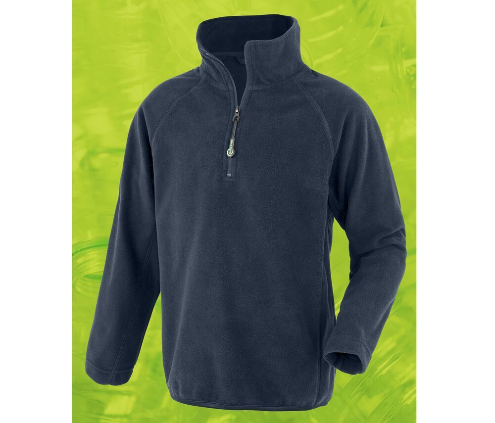 Result RS905J - Children's zipped collar fleece in recycled polyester