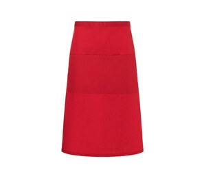 Karlowsky KYBSS3 - Basic bistro apron with pocket Red