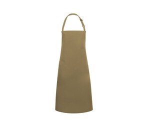 Karlowsky KYBLS4 - Basic bib apron with buckle Camel