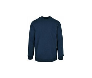 Build Your Brand BYB003 - Round neck sweatshirt Navy