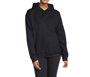 GILDAN GNSF50 - Unisex hooded sweatshirt Black