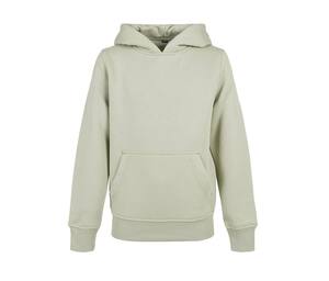 BUILD YOUR BRAND BY117 - BASIC KIDS HOODY Soft Salvia