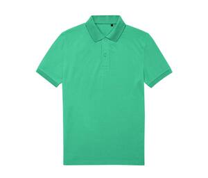 B&C BCU428 - Men's 65/35 recycled polyester poloshirt Pop Green