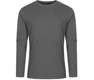 EXCD BY PROMODORO EX4097 - MEN'S LONG SLEEVE T-SHIRT steel gray